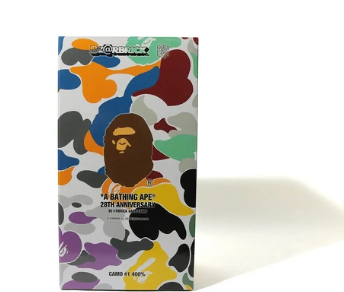 A Bathing Ape 28th Anniversary 400% Gray Be@rbrick x Bape- A Bathing Ape