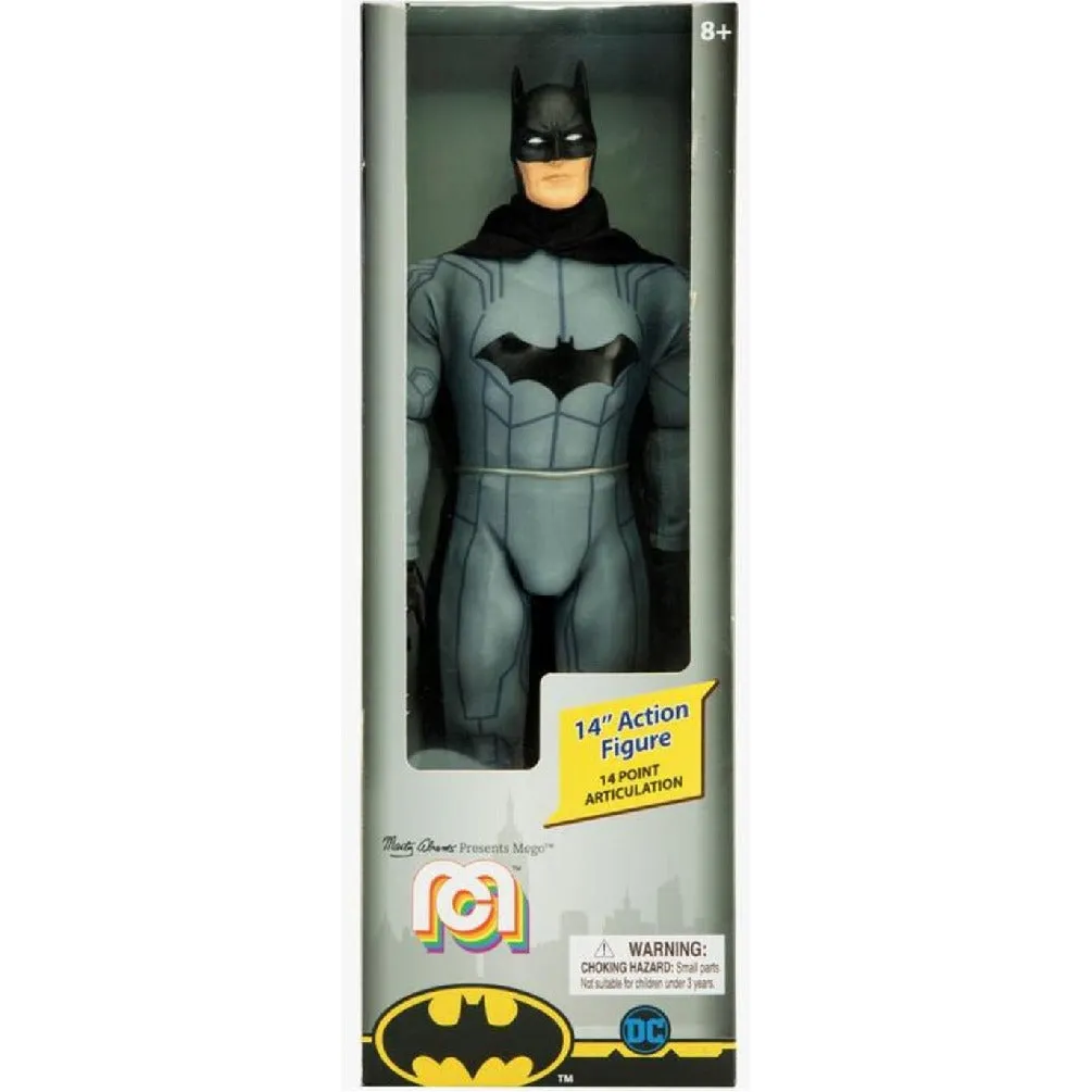 Batman 14", Wonder Woman 8" 2-Piece Bundle MEGO Action Figures