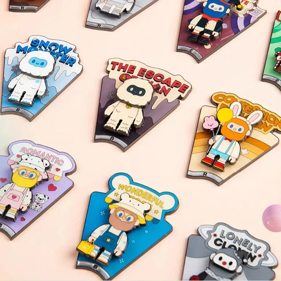 【F.UN】Bobland Series Badge Blind Box For Age 15 