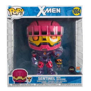 Funko Pop! Marvel #1054 X-Men: Sentinel with Wolverine BL CHASE Jumbo 10-Inch Vinyl Figure PX Exclusive 66636 LOW STOCK