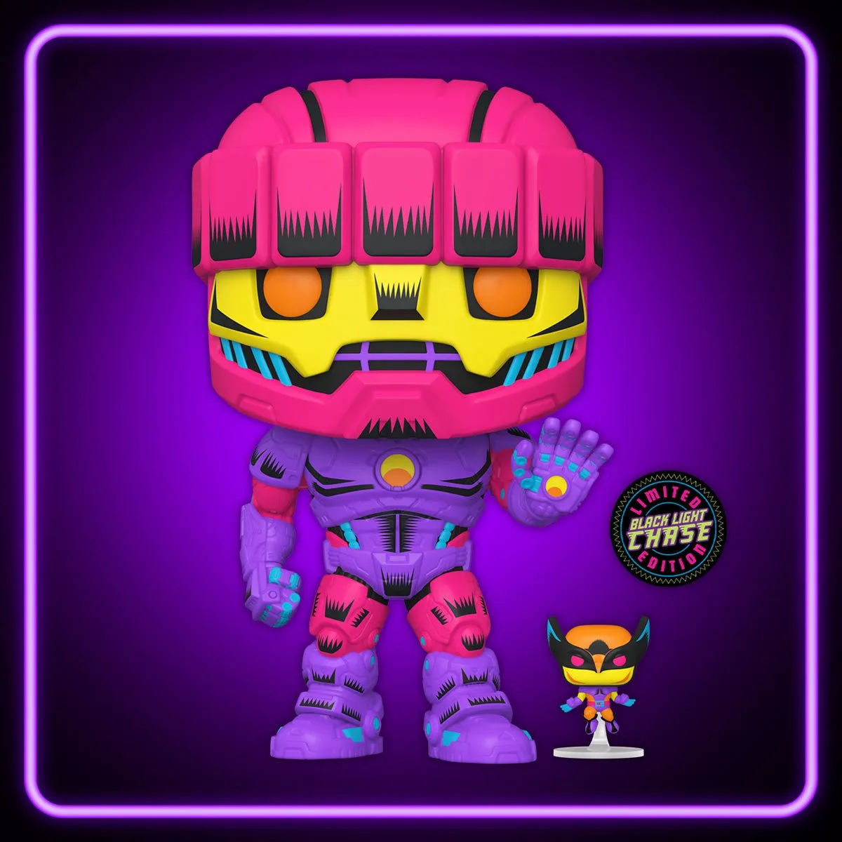 Funko Pop! Marvel #1054 X-Men: Sentinel with Wolverine BL CHASE Jumbo 10-Inch Vinyl Figure PX Exclusive 66636 LOW STOCK