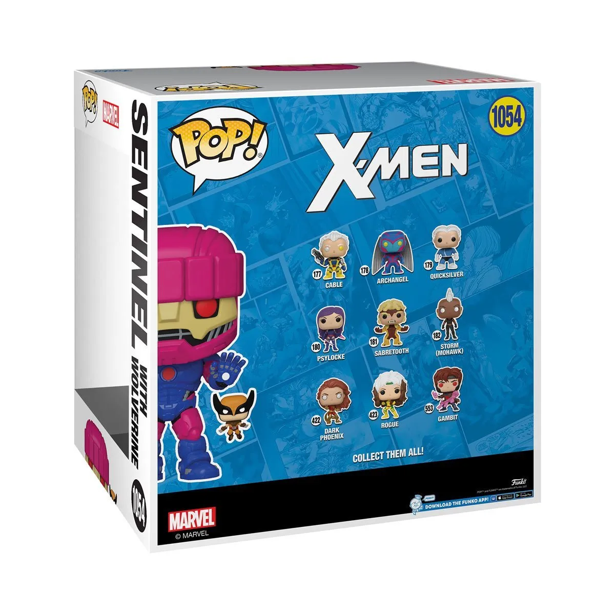 Funko Pop! Marvel #1054 X-Men: Sentinel with Wolverine BL CHASE Jumbo 10-Inch Vinyl Figure PX Exclusive 66636 LOW STOCK