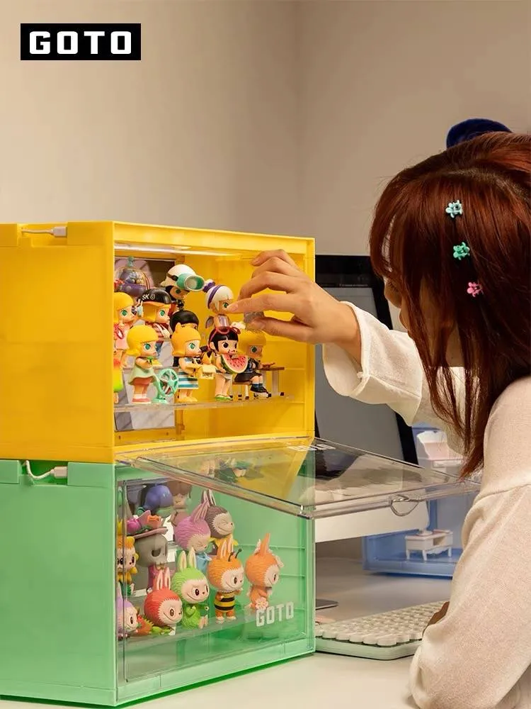 GOTO Macaron Color Dust-proof Plastic Storage Box S1