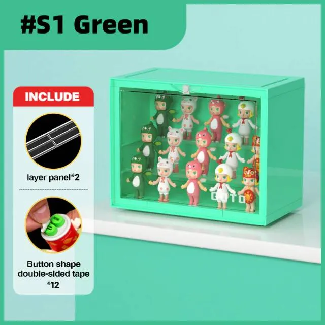 GOTO Macaron Color Dust-proof Plastic Storage Box S1
