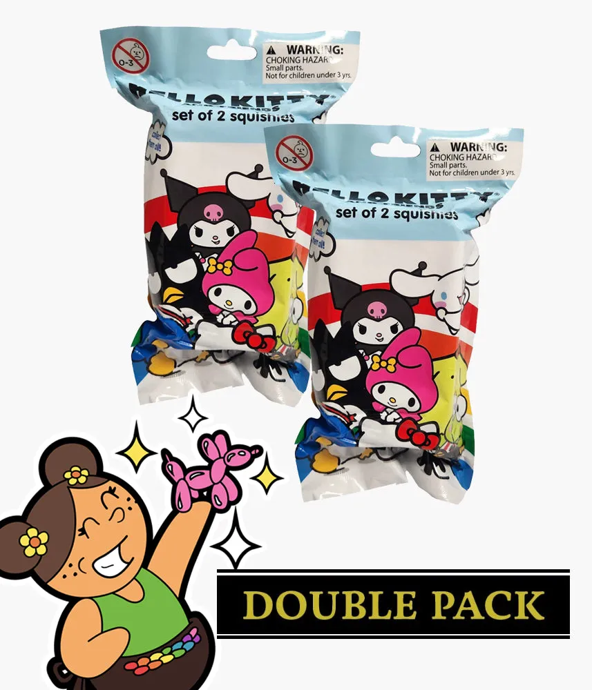Hello Kitty & Friends Set Of 2 Squishies - Blind Bag