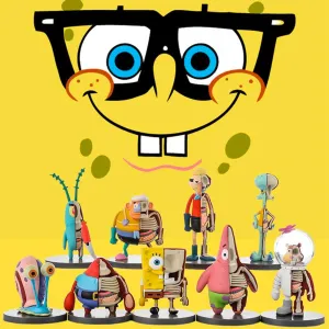 Hidden Dissectables Spongebob Squarepants Blind Box Series by Jason Freeny x Mighty Jaxx