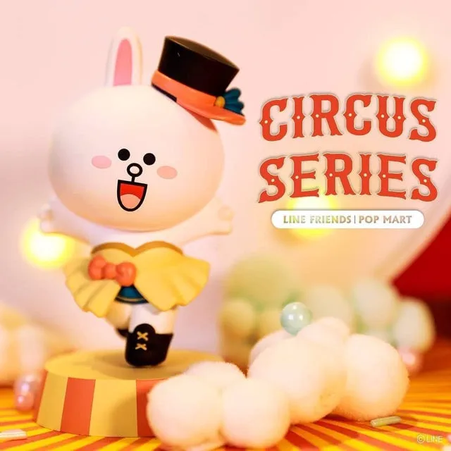 POP MART LINE Friends Circus Series (Random 1 Out of 12)
