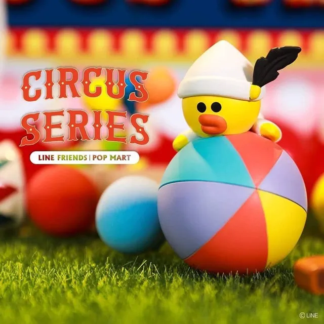 POP MART LINE Friends Circus Series (Random 1 Out of 12)