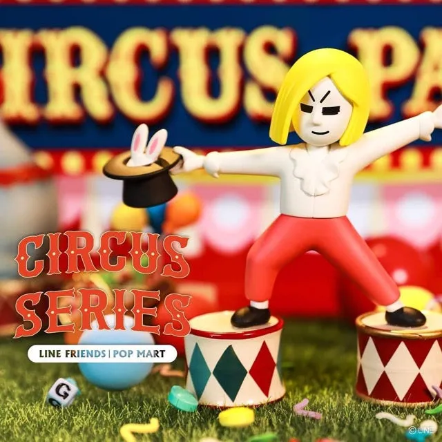 POP MART LINE Friends Circus Series (Random 1 Out of 12)