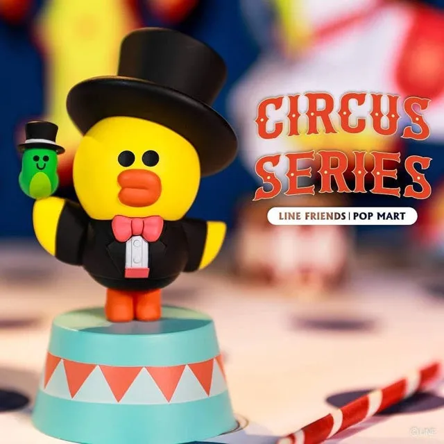 POP MART LINE Friends Circus Series (Random 1 Out of 12)
