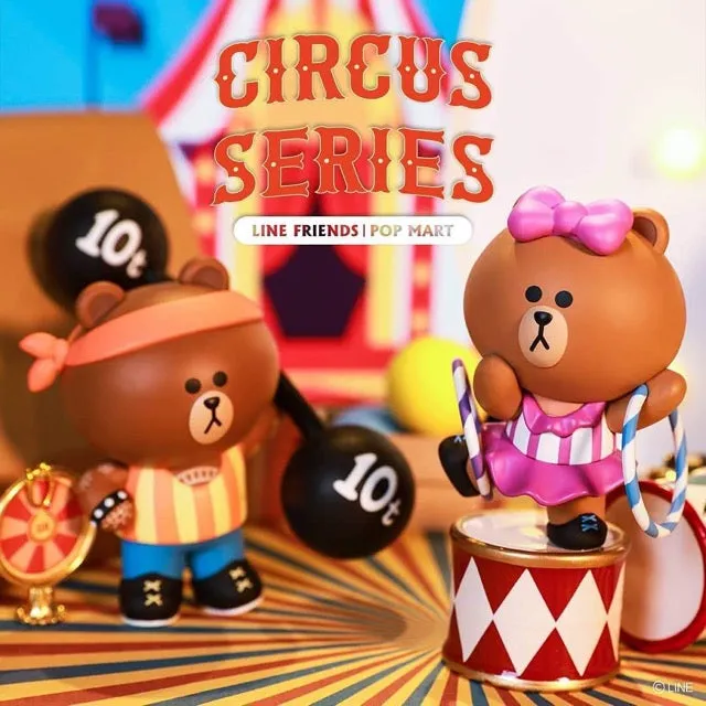 POP MART LINE Friends Circus Series (Random 1 Out of 12)