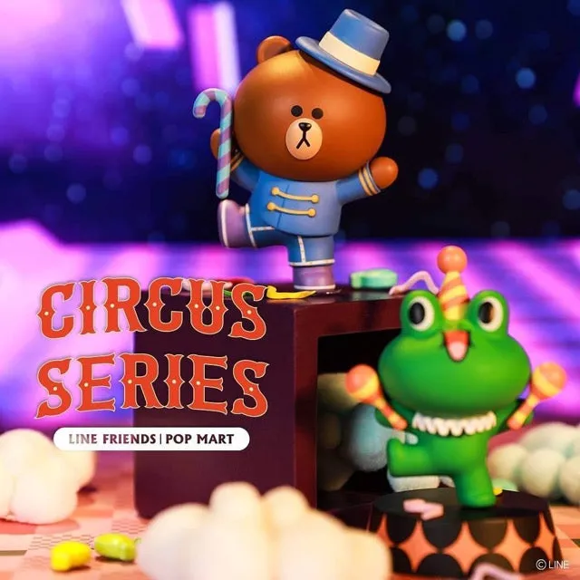 POP MART LINE Friends Circus Series (Random 1 Out of 12)