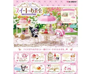 [Re-Ment] My Melody & Kuromi - Sweet Tea Party (Box of 8)