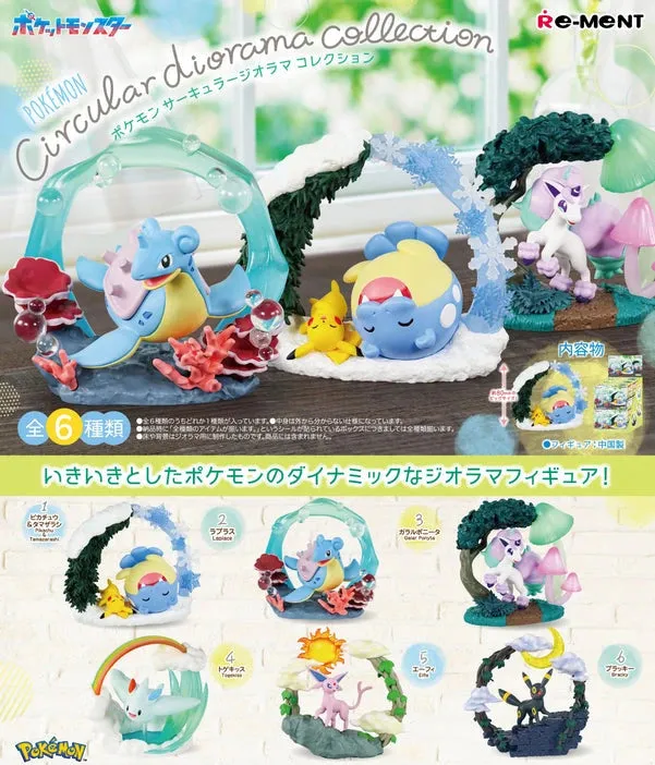 [Re-Ment] Pokemon Circular Diorama Collection (Box of 6)