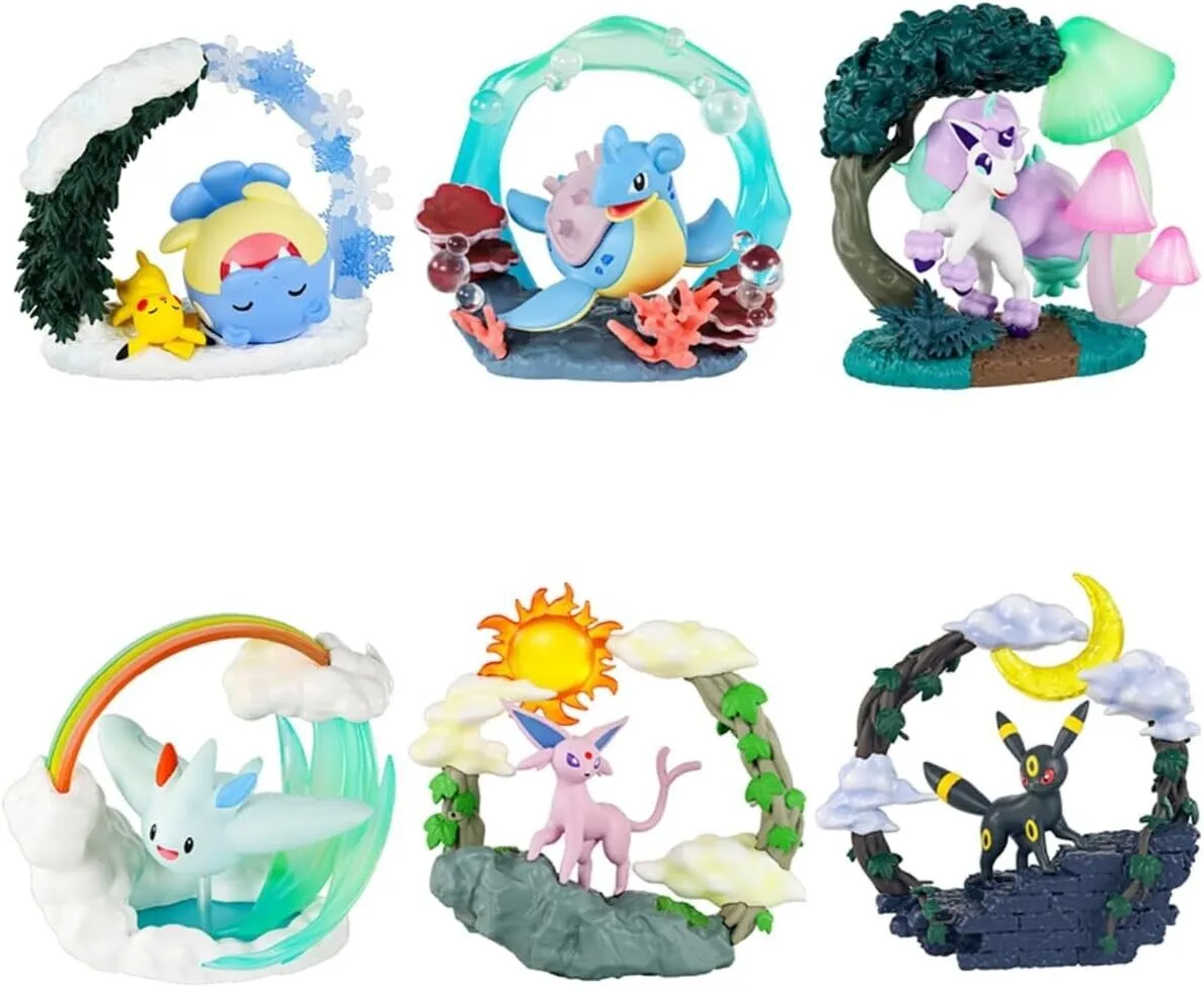 [Re-Ment] Pokemon Circular Diorama Collection (Box of 6)
