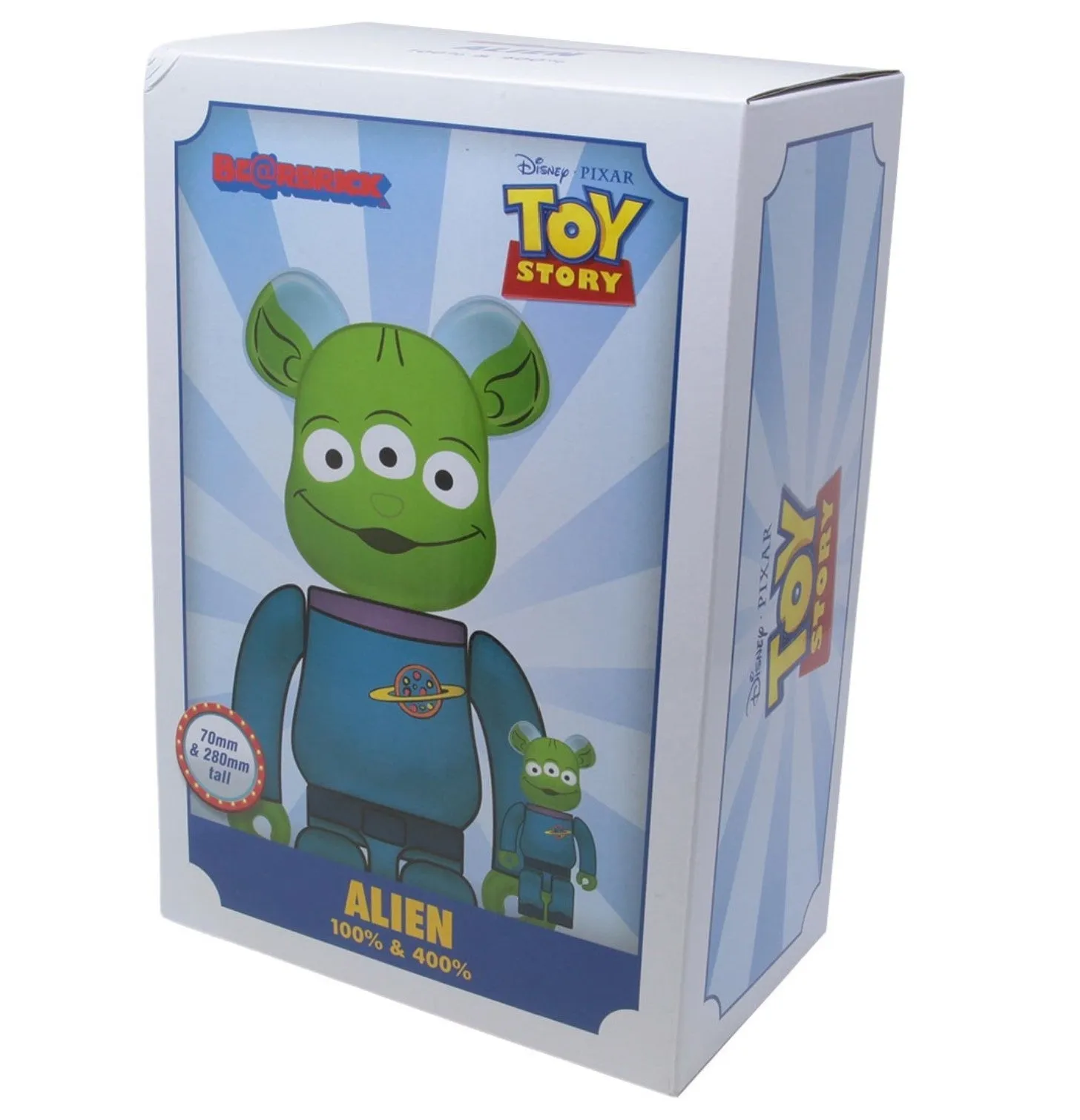 Toy Story Alien 100% & 400%  Be@rbrick